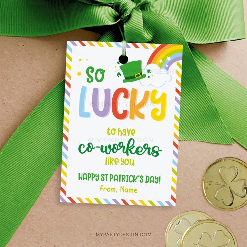Co-worker St Patrick's Day Tags / Cards