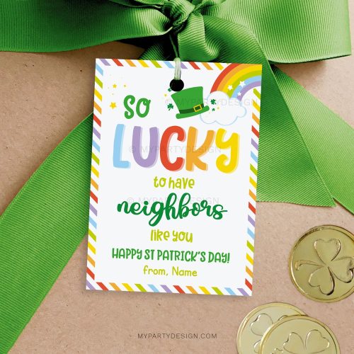 Neighbor St Patrick's Day Tags / Cards