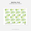 printable bubbles st patrick's day tags / cards for kids