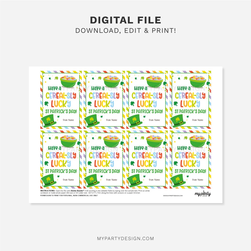 ST-PATRICKS-DAY-TAGS-CEREAL-LUCKY-00C printable cereal st Patricks day tags