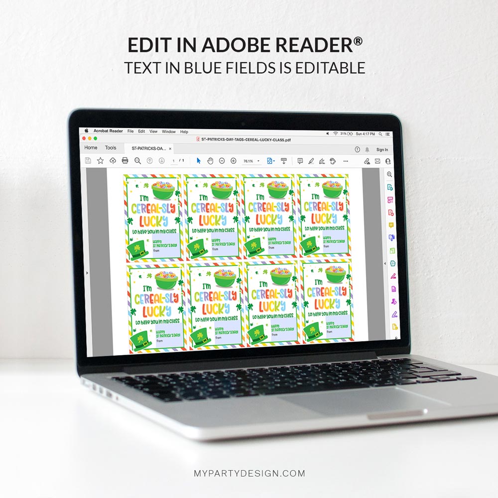 ST-PATRICKS-DAY-TAGS-CEREAL-LUCKY-CLASS-00D editable cereal class st Patricks day tags