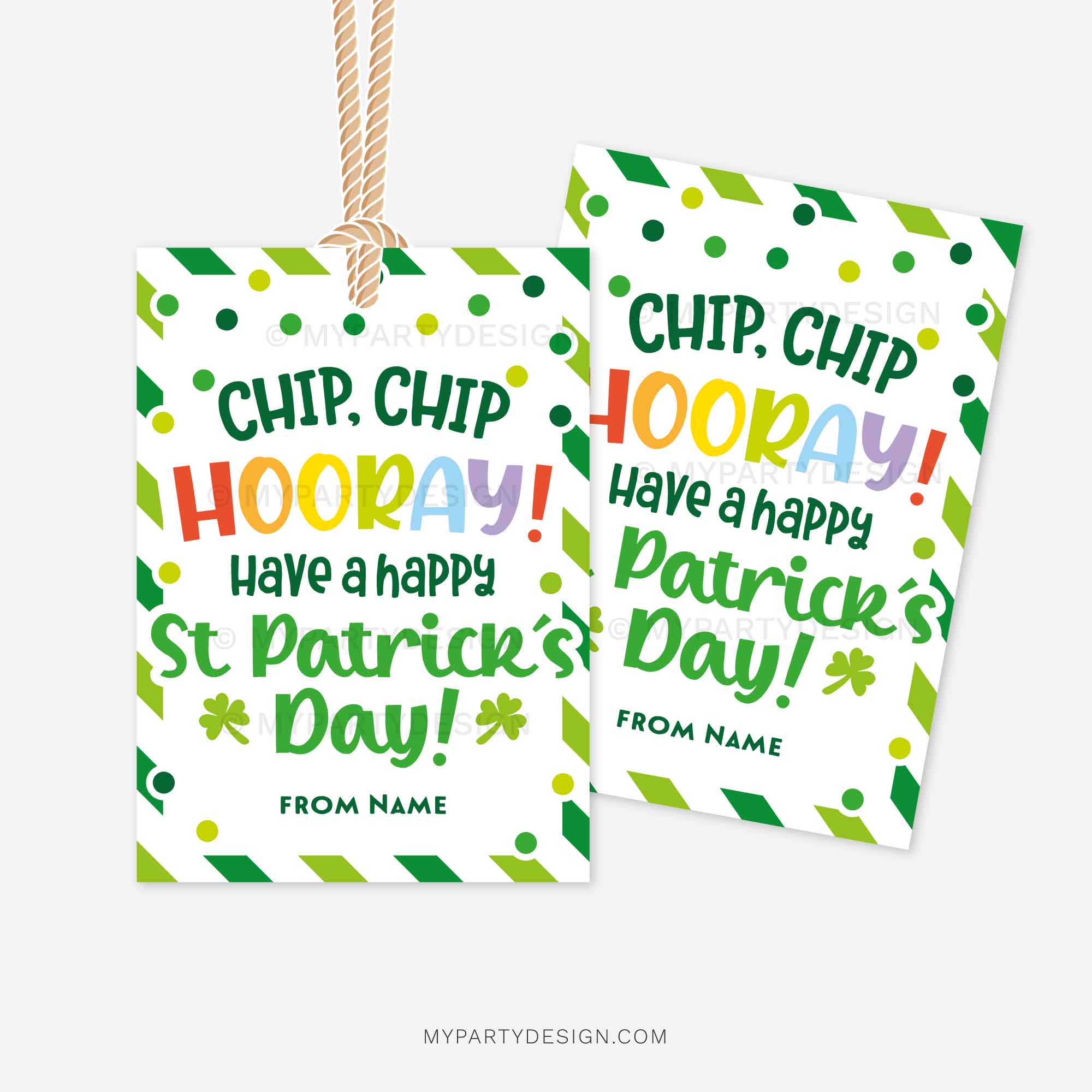 ST-PATRICKS-DAY-TAGS-CHIP-CHIP-HOORAY-00B st patricks day gift tags that read "chip chip hooray, have a happy st patrick's day"