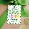 extra lucky st patrick's day gift tag for st patty's class gifts