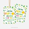 st patricks day gift tags that read "I hit the jackpot with clients like you"