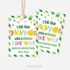 st patricks day gift tags that read "I hit the jackpot with a friend like you"