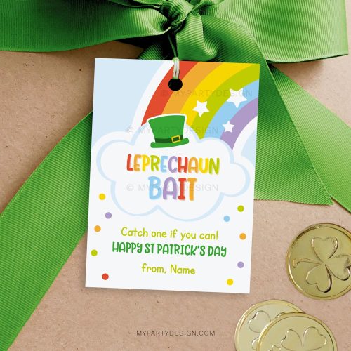 Leprechaun Bait Printable Tags for St Patrick's Day