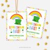 leprechaun bait tags for St Patrick's day