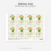 printable leprechaun loot tags for St Patrick's day