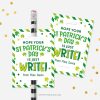 St Patrick's Day pencil tag for non-candy st patrick's day class gifts