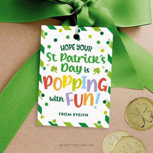 popping with fun st patrick's day gift tag for pop fidget toy class gifts