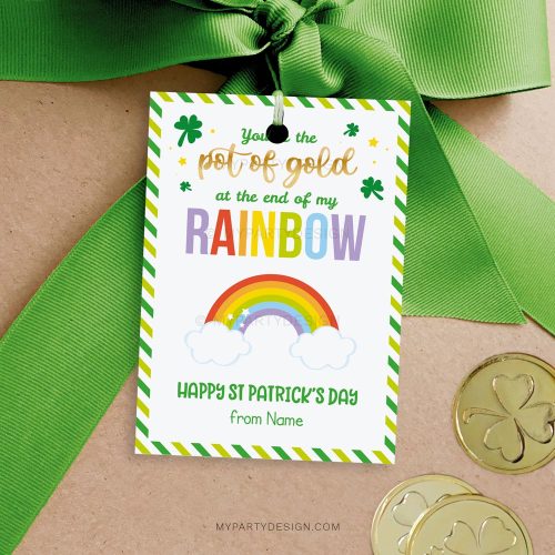 Pot of Gold St Patrick's Day Tags / Cards