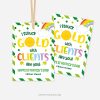 st patricks day gift tags for client gifts that read "I struck gold with clients like you! happy st patrick's day"
