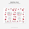 printable Strawberry Birthday Invitation