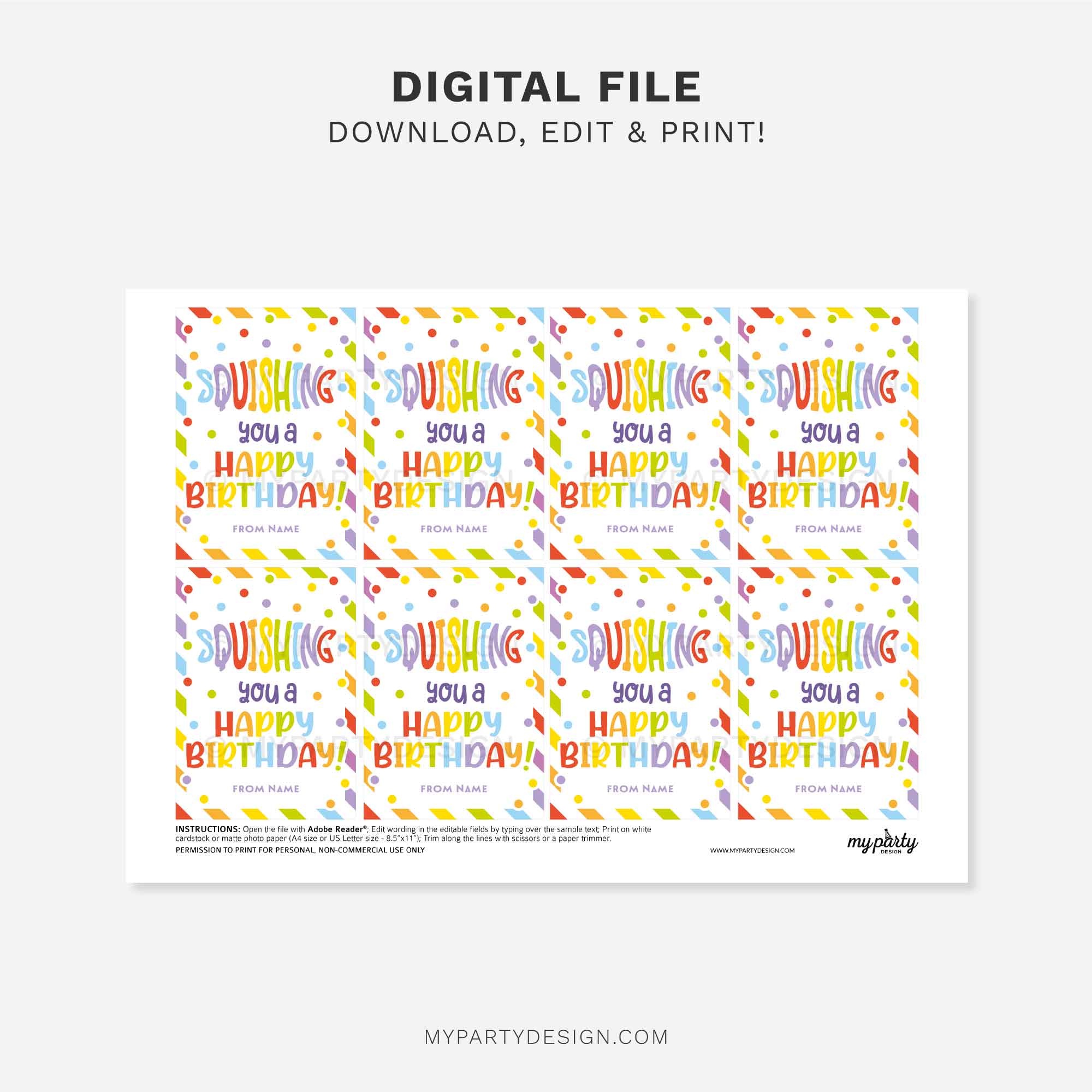 STUDENT-BIRTHDAY-GIFT-TAGS-SQUISHING-YOU-00C printable squishing you a happy birthday gift tag in rainbow colors