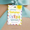 summer extra special gift tag for last day of school year class gifts for students or friends