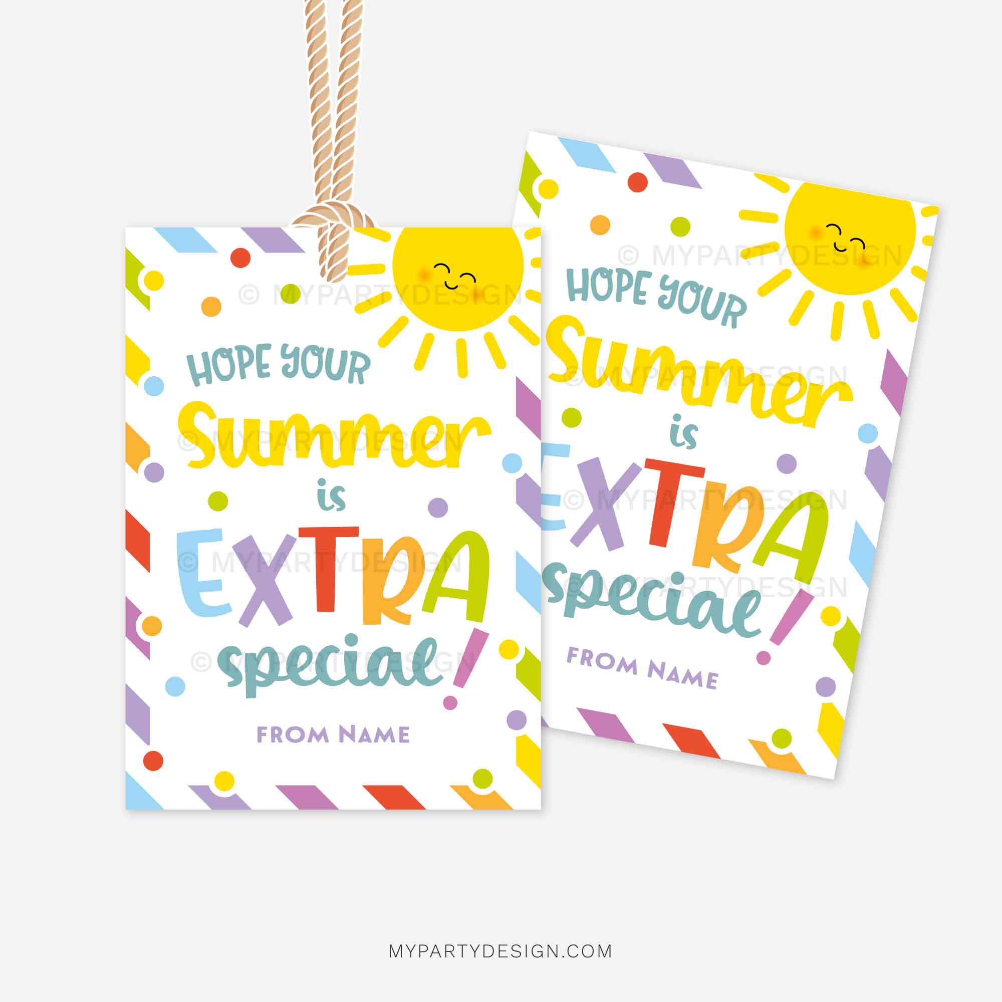SUMMER-EXTRA-SPECIAL-GIFT-TAGS-00B last day of school gift tags that read "hope your summer is extra special"