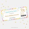 surprise horse riding lessons gift voucher template printable