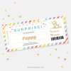 surprise dog gift voucher template printable