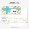 surprise dog gift voucher and matching envelope sleeve