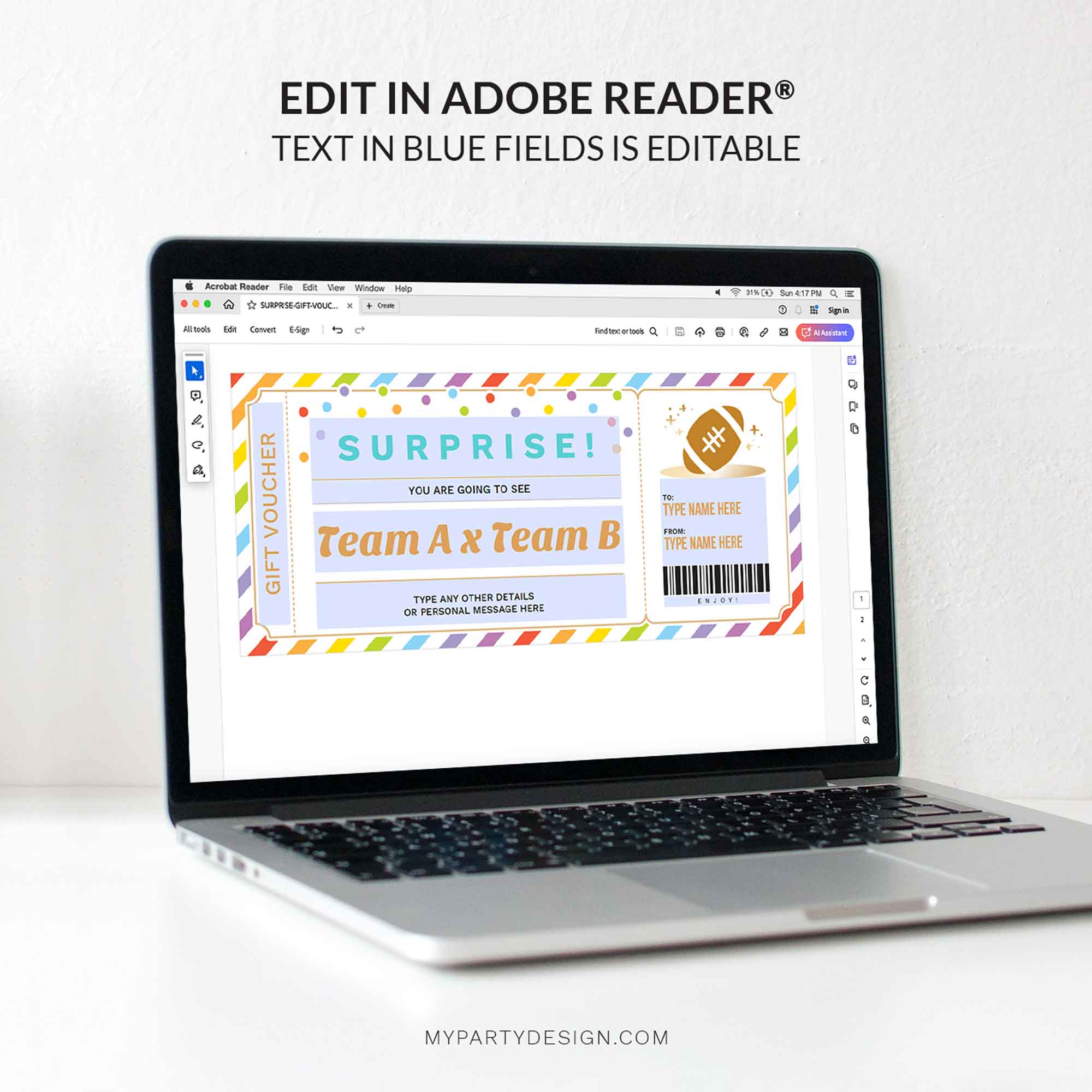 SURPRISE-GIFT-VOUCHER-SPORTS-FOOTBALL-00D editable surprise football gift voucher template