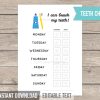 TEETH_CHART-01 printable teeth brushing reward chart for toddlers