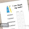 TEETH_CHART-02 printable teeth brushing reward chart for toddlers