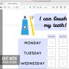 TEETH_CHART-06 printable teeth brushing reward chart for toddlers