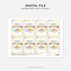 printable pencil birthday class gift tag that reads "Thanks for making my Birthday just Write!"
