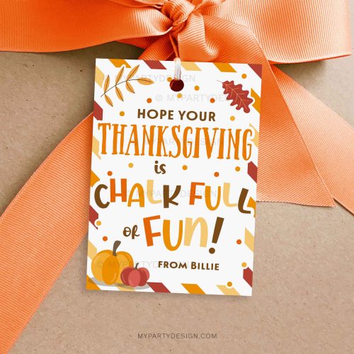 thanksgiving chalk full of fun gift tag for fall class gifts