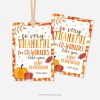 fall themed coworker appreciation gift tags that read "so very thankful for co-workers like you. happy thanksgiving"