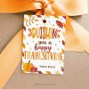 squishing you a happy thanksgiving gift tag for fall class gifts