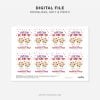 printable valentines chip hooray cookies gift tag for Valentine's Day class gifts