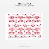 printable Valentine's Day pencil tag for class valentines gifts