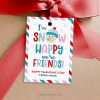 valentines snow happy to we're friends gift tag for snow globe class gifts