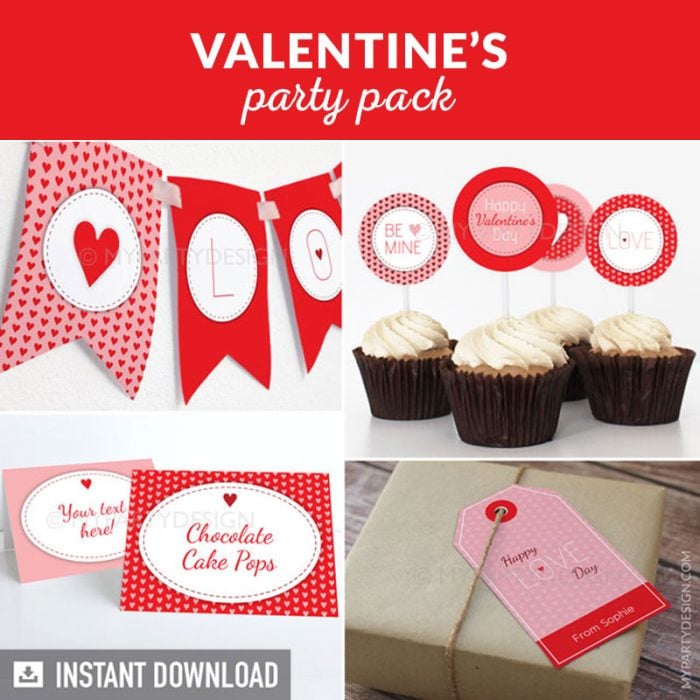 valentine's day party printables