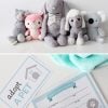 stuffed animals under waiting room sign and pet adoption certificate on vet dramatic play scene