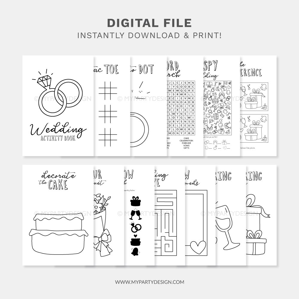 WEDDING-ACTIVITY-BOOK-FOR-KIDS-00B printable wedding activity book for kids