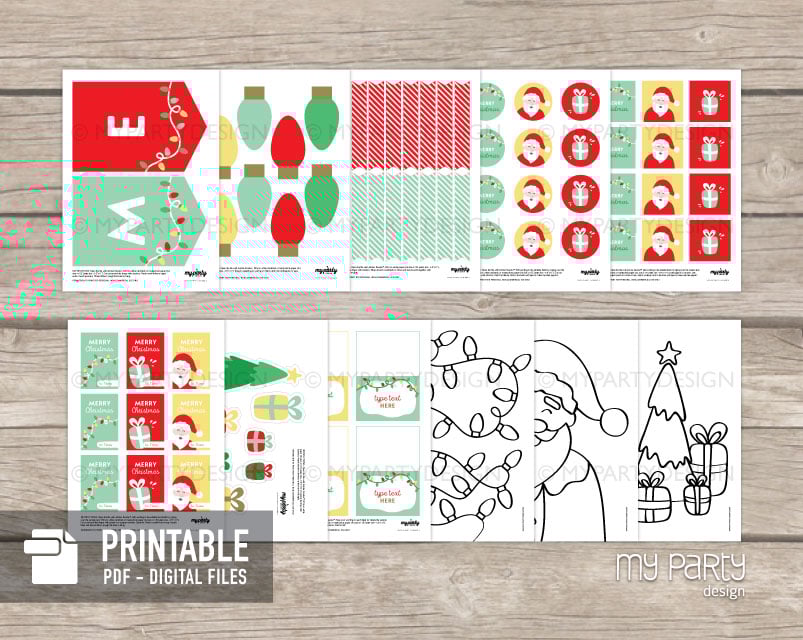 XMAS_2020-PACK-03 diy printable christmas party pack