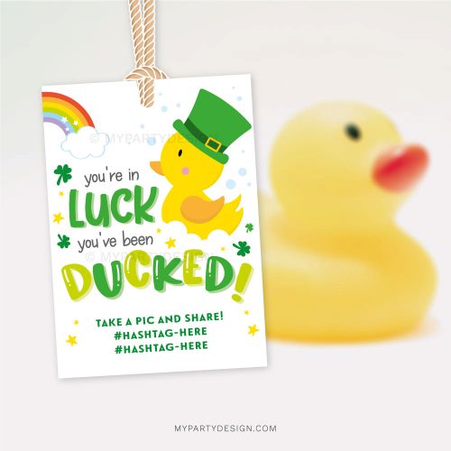 you're in luck you've been ducked tags for St Patricks day