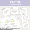 easter scavenger hunt clues printables