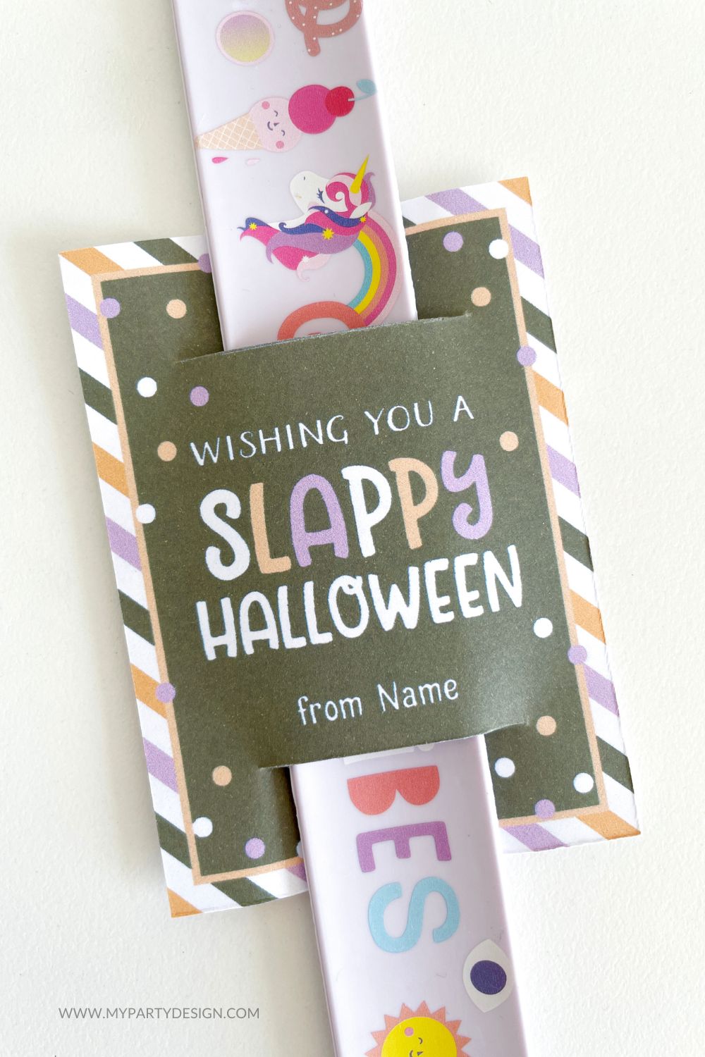 slap band class gift for halloween